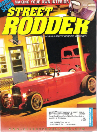 STREET RODDER 2005 OCT - FLAME DESIGNS, HOLLEY 94 TECH, HEADLINER MADE